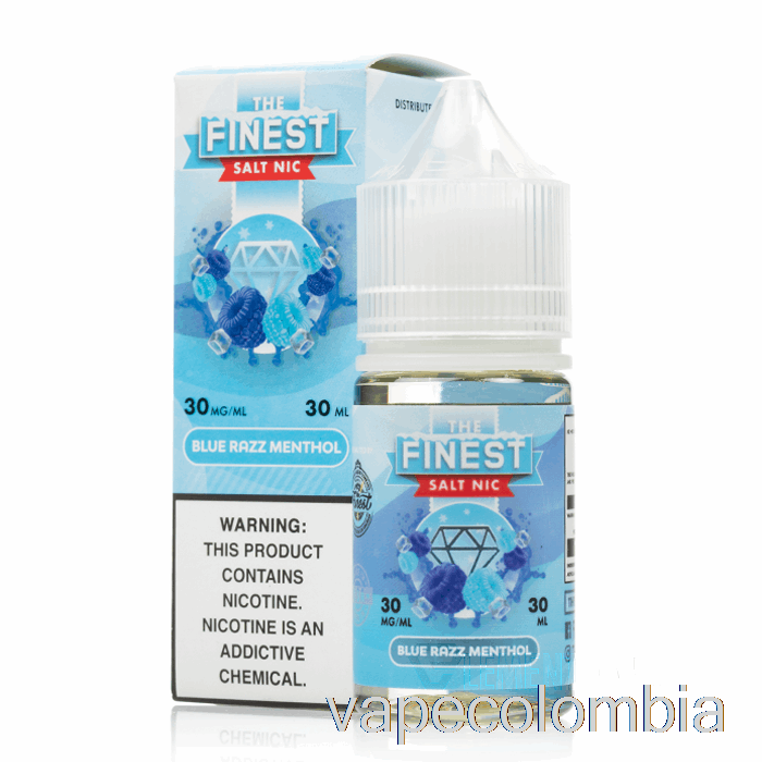 Vape Recargable Blue Razz Mentol - La Mejor Sal Nic - 30ml 30mg